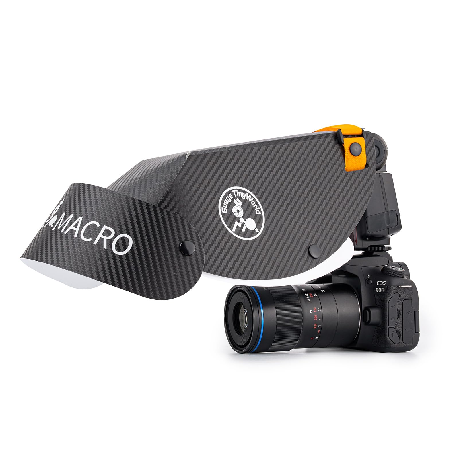 Kit de difusor de flash de fotografía macro, para fotografía de insectos de joyería, difusor de flash Speedlite portátil, compatible con lentes macro y zoom