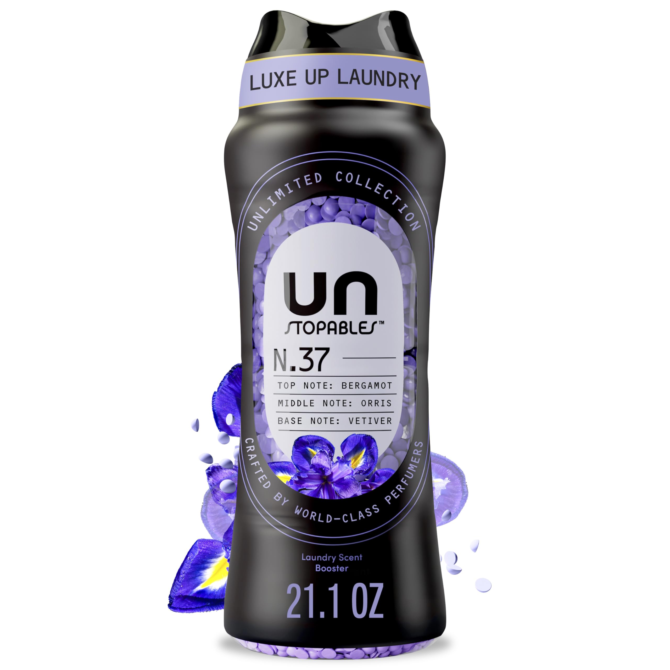 Downy Unstopables Unlimited Collection In-Wash Laundry Scent Booster Beads No 37 Fine Fragrance Long-Lasting Fresh Scent Beads 21