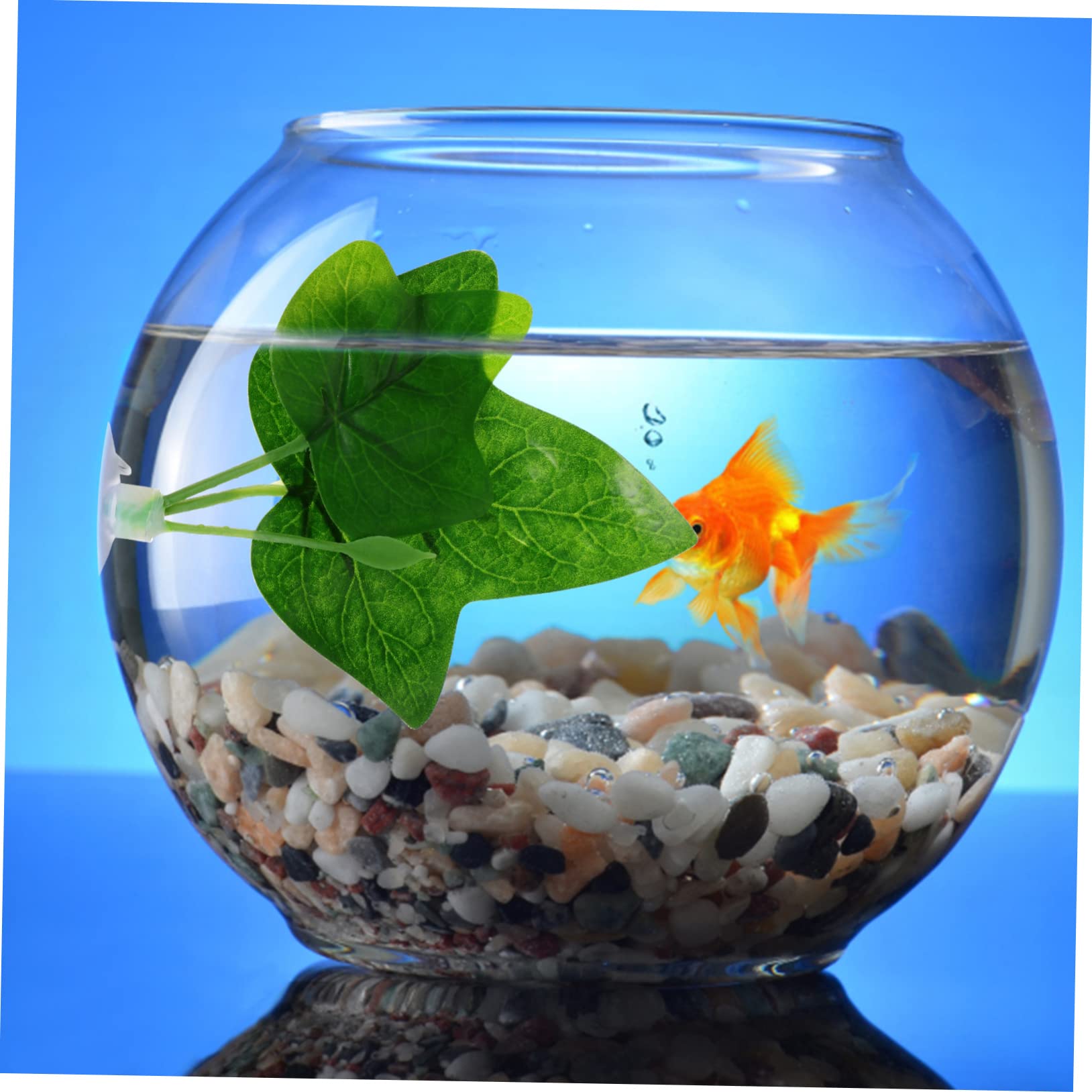 ABOOFAN 40 Piezas Hojas de pecera Juguetes de Betta para Tanque pequeño Decoraciones de terrario decoración Accesorios para peceras Plantas Betta Hojas de Betta Acuario Hamaca lámina