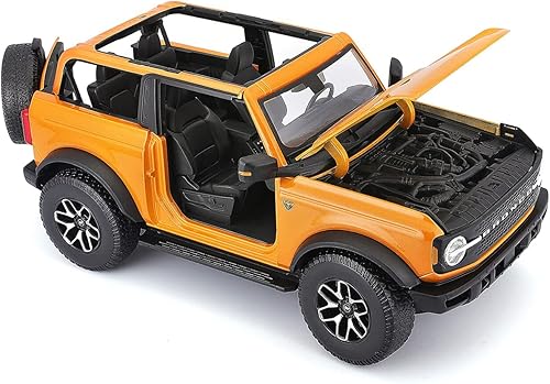 Maisto Diecast Cars Maisto 31457 Ford Bronco Badlands Orange Metallic Special Edition 118 Modelo de auto fundido a presión 2021