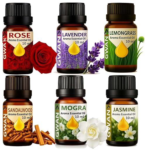 Gwan 6-Pack Essential Oils Set 10ml Each