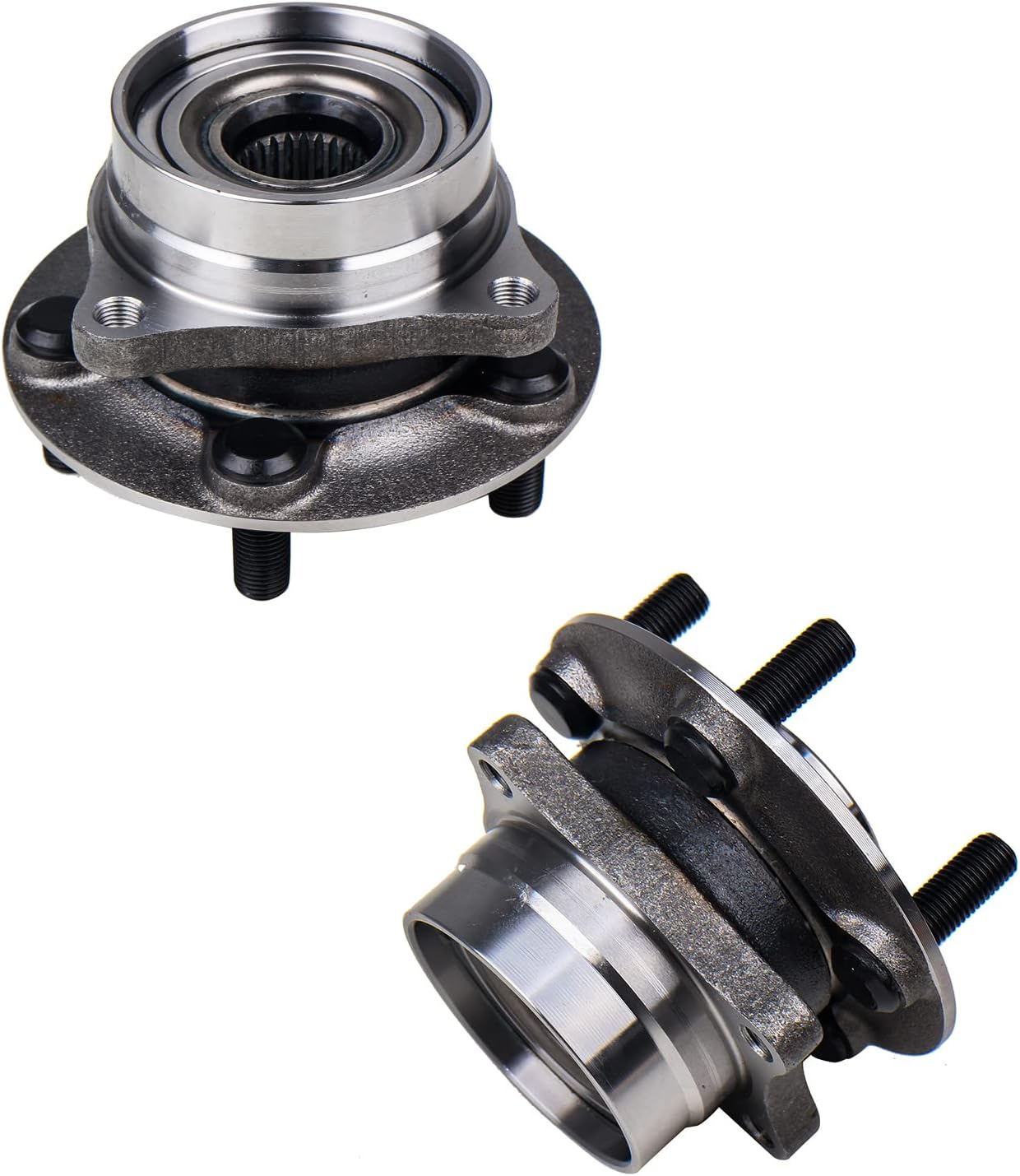 KUSATEC 513265 [2-Pack] Front Wheel Bearing and Hub Assembly Compatible with Toyota Prius 2004 2005 2006 2007 2008 2009, 5-Lug
