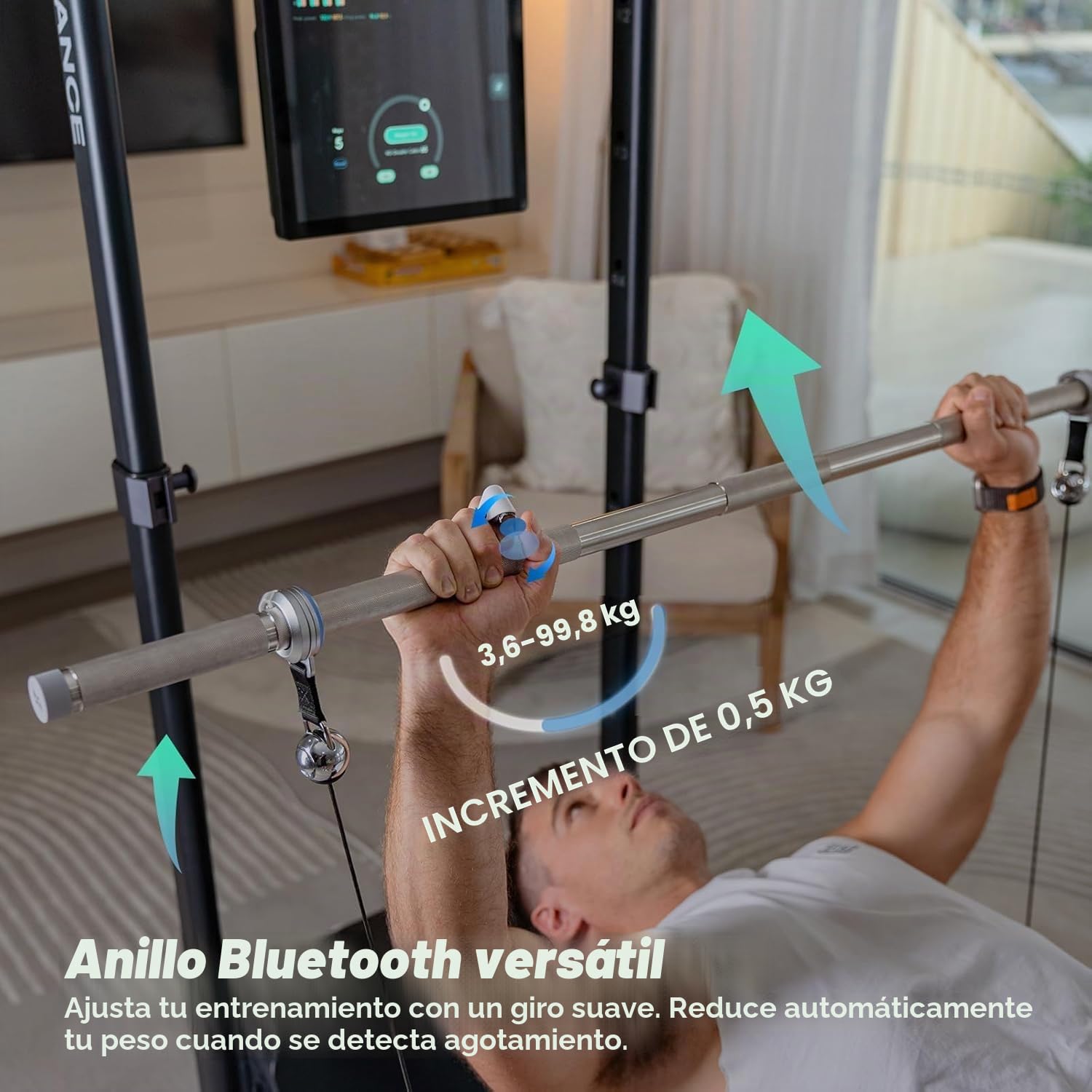 Speediance Gimnasio Inteligente Todo en uno, Equipo de Entrenamiento de Fitness Inteligente, máquina de Entrenamiento de Resistencia Total del Cuerpo, máquina de Entrenamiento de Fuerza