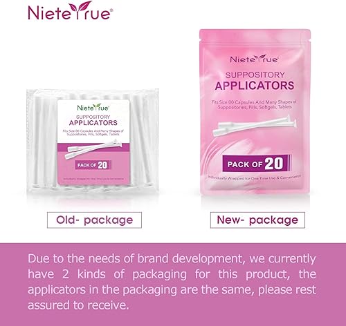 Miniatura 9 de Nieteyrue - Aplicador de supositorio Nieteyrue para mujeres de tamaño 00, herramienta auxiliar de punta suave para píldoras, aplicadores de tabletas