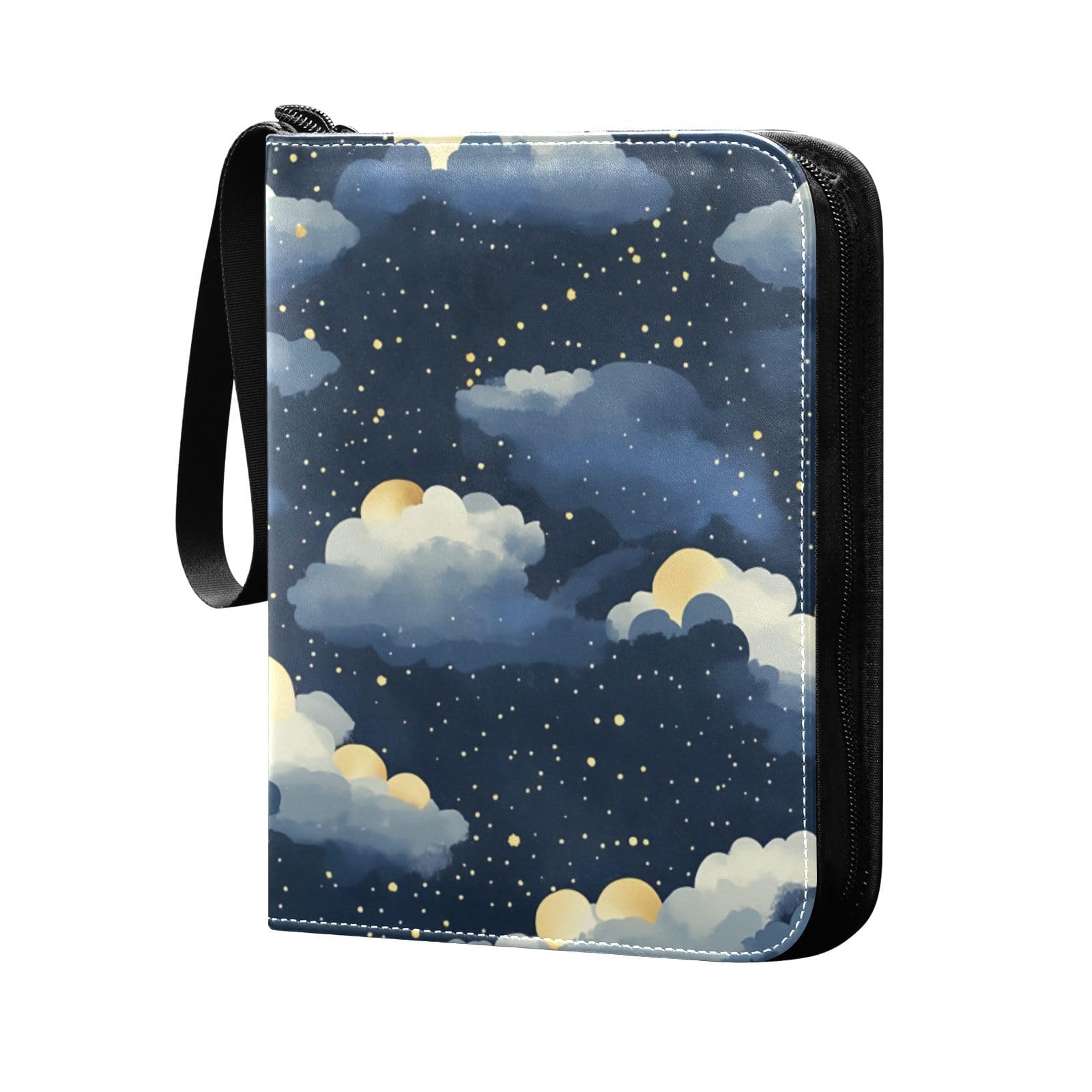 cloud card binder Amazon.com: PaChyLuu Night Sky with Gray Clouds Card Binder 4 Pockets, 400  Pockets Trading Card Binder Removable Card Albums Card Holder for Games,  Sports, Football, Baseball Cards : Toys & Games