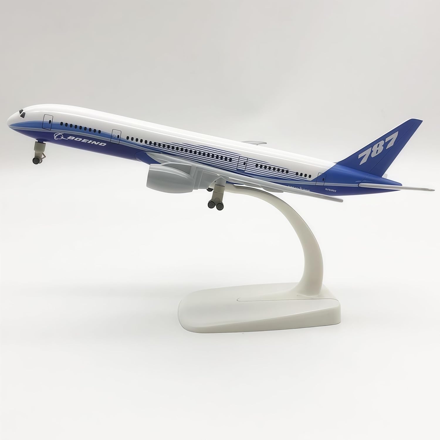 Boeing 787 Diecast Alloy Airplane Model Scale Collectible Display Aircraft for Aviation Enthusiast Home Office