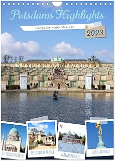 Potsdams Highlights (Wandkalender 2023 DIN A4 hoch), Calvendo Monatskalender