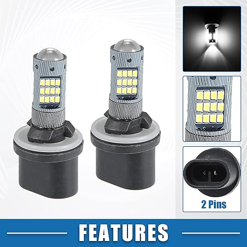 Miniatura 3 de 880 LED antiniebla bombillas 6000 K blanco frío súper brillante alta potencia 2016 chips LED coche conducción correr DRL lámpara brillante IP67