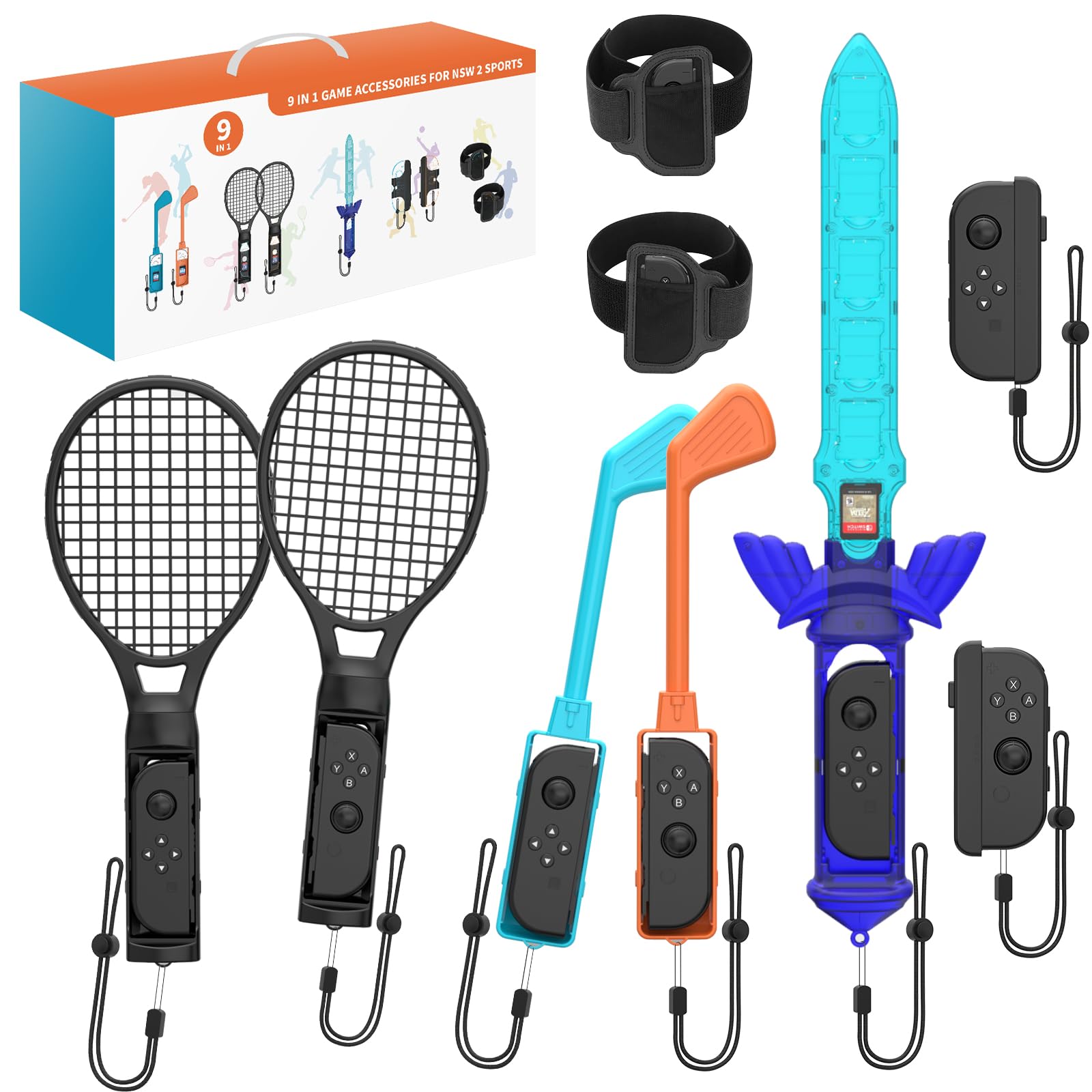 Nintendo Switch Sports セット Amazon.com: Switch Sports Accessories Bundle for Nintendo Switch 2
