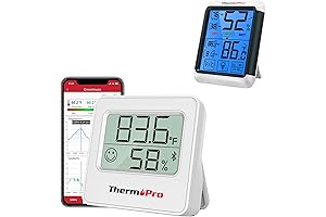 hermoPro TP55 + hermoPro TP357 Digital Hygrometer Indoor Thermometer 260FT