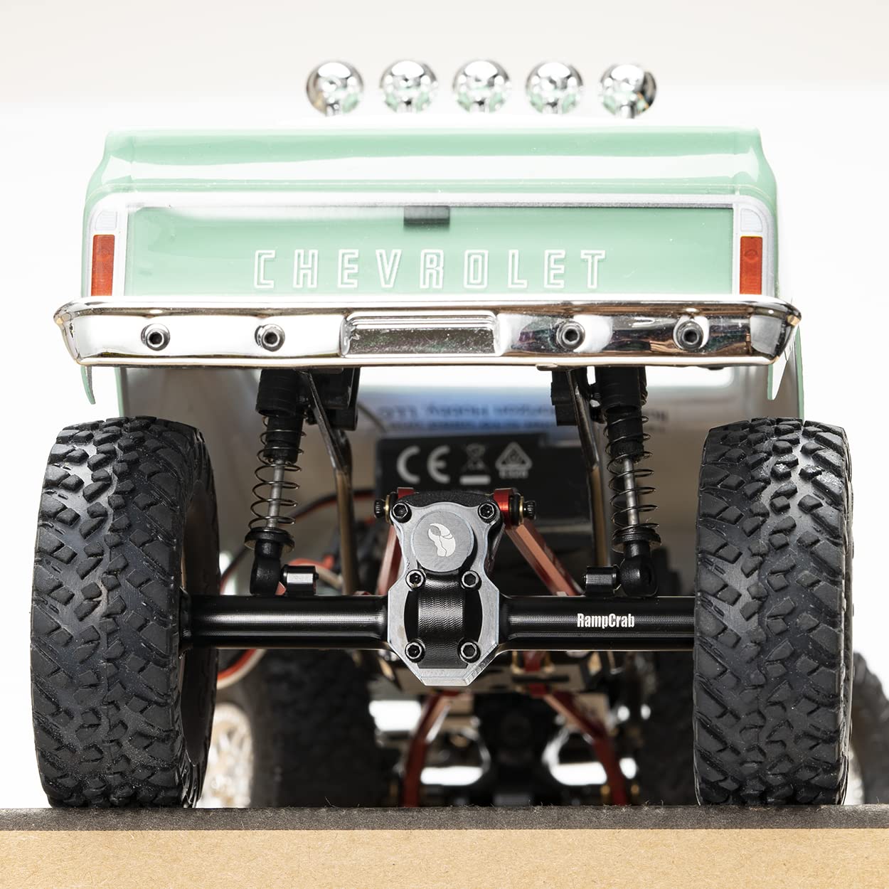 1/24 Scale RC Crawler Axle Upgrade QUE-T Metal Front & Rear Axle Set ...
