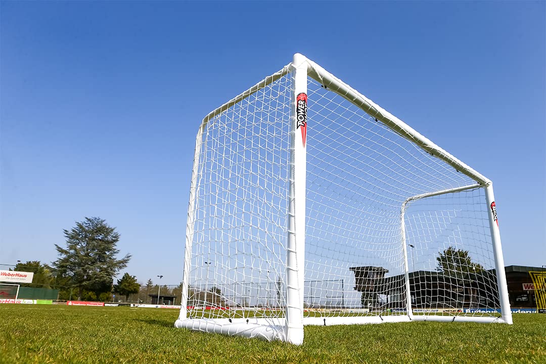 POWERSHOT® Porta da Calcio in PVC 2,4 x 1,8 m - Made in Germany - 2 Anni di Garanzia e installabile Tutto L'Anno!