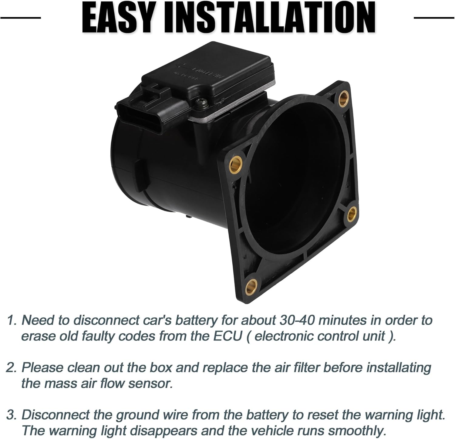 uxcell Car Mass Air Flow Sensor Meter Replacement No.XF2Z-12B579-AB for Ford Explorer 1999-2003