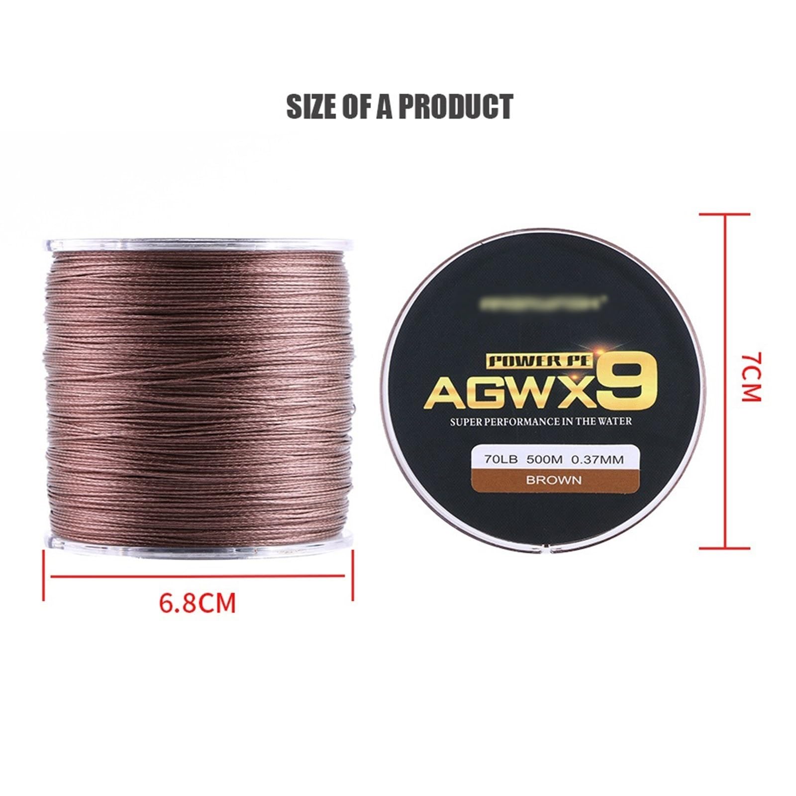 Pleciona żyłka wędkarska 9 splotów plecionych 500 m wielokolorowa żyłka wędkarska super mocna żyłka PE 6,8 kg - 45 kg drut wędkarski