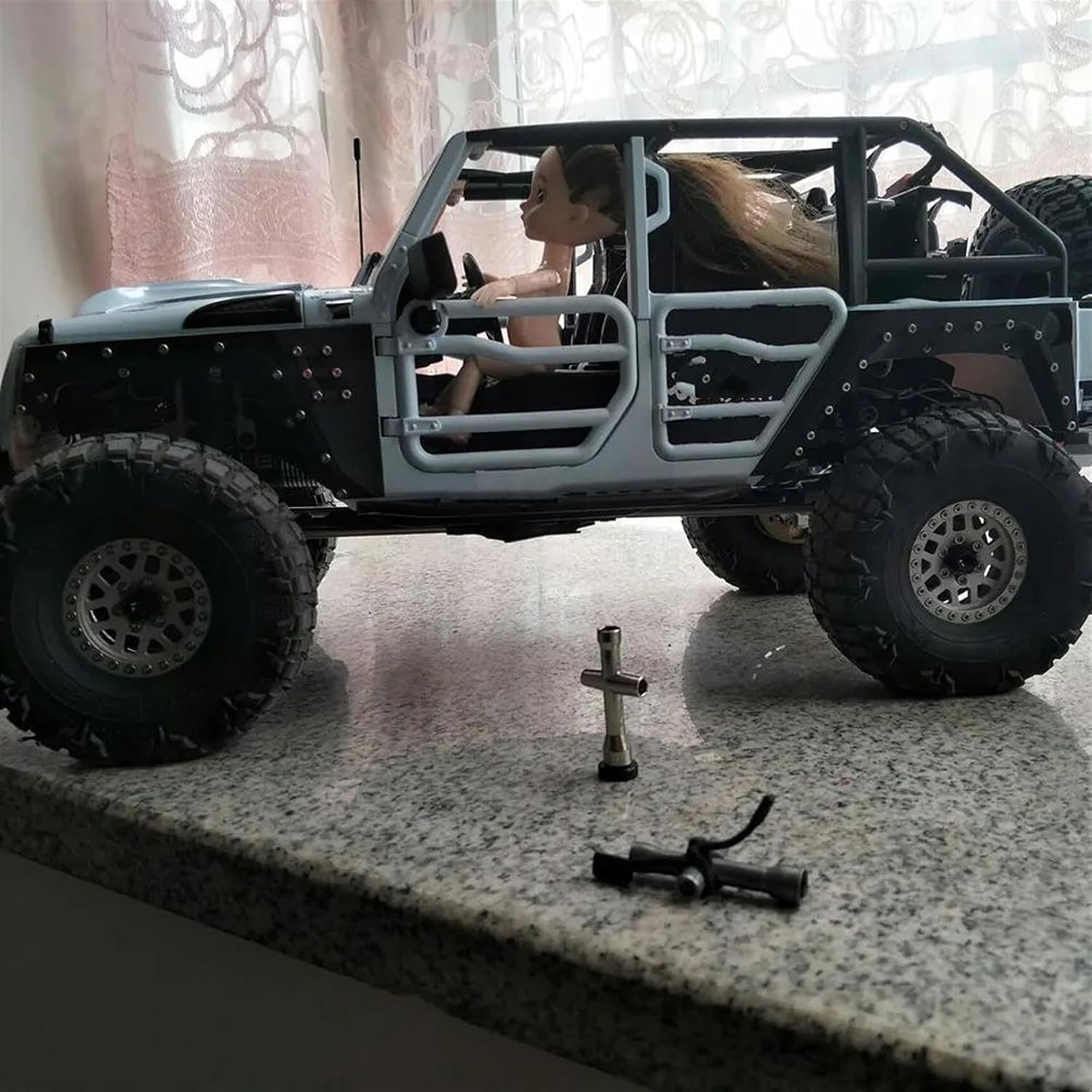 RC スペアパーツ For Axial For SCX10 D90 For TRX4 TF2 CC01 For Capra メタルホ