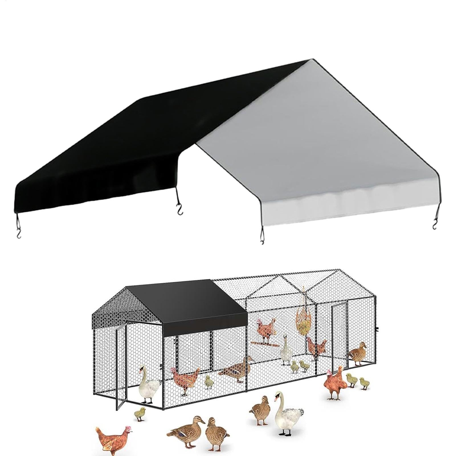 Bâche d'extérieur pour poulailler idéale pour protéger vos poules du froid et de la pluie