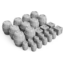 Dungeons and Dragons, D&D, Pathfinder, Warhammer 40k, RPG, Minyat rler, Sigmar  a , Masa, D ve D, Dungeons and Dragons Hediyeleri i in DND Arazi ve Kasalar Seti DND Arrain 28 mm