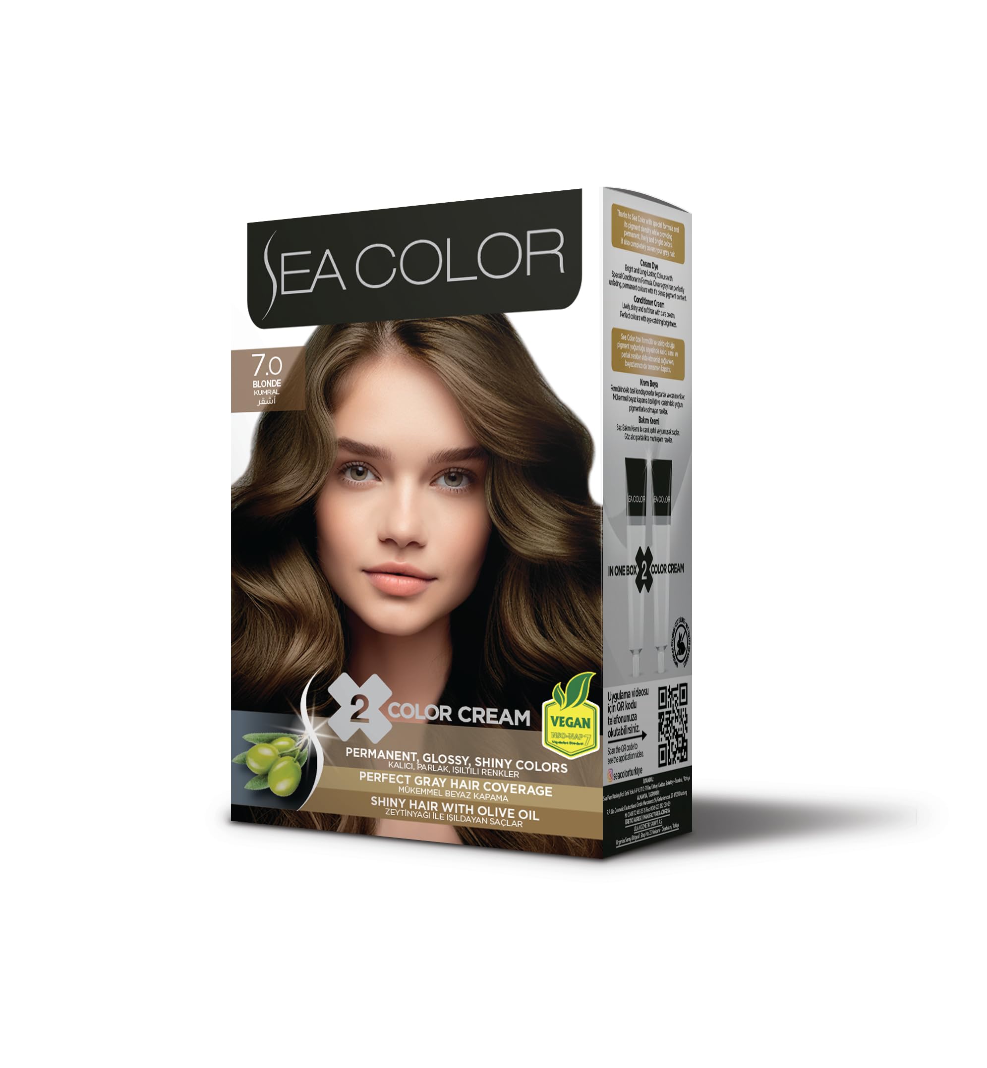 Sea Color Set Saç Boyası 7.0 Kumral