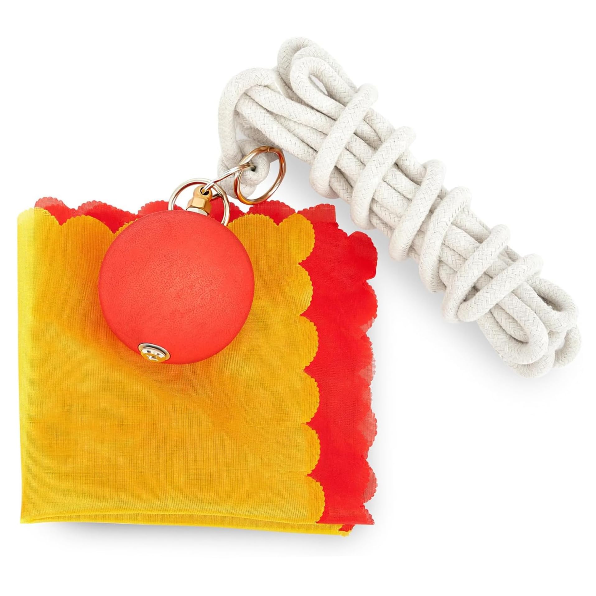 Seil Meteor Hammer -Übungsball, Gummi -Meteor -Hammer, chinesische Kungfu traditionelle Kampfkunstausrüstung mit Seil