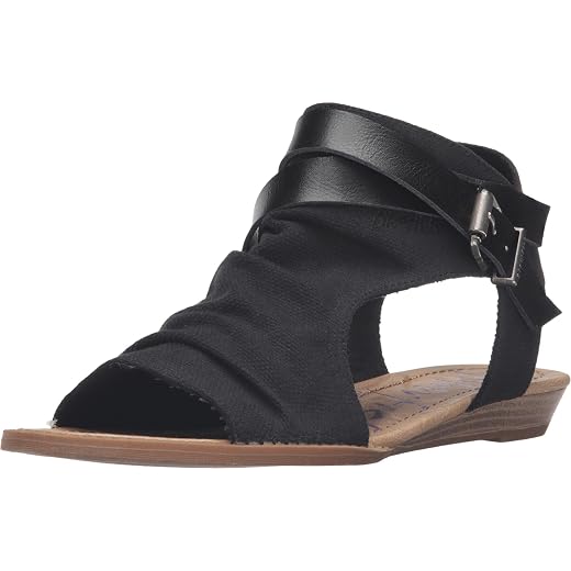 Blowfish Malibu Women's Balla Core Sandal,Black,8.5
