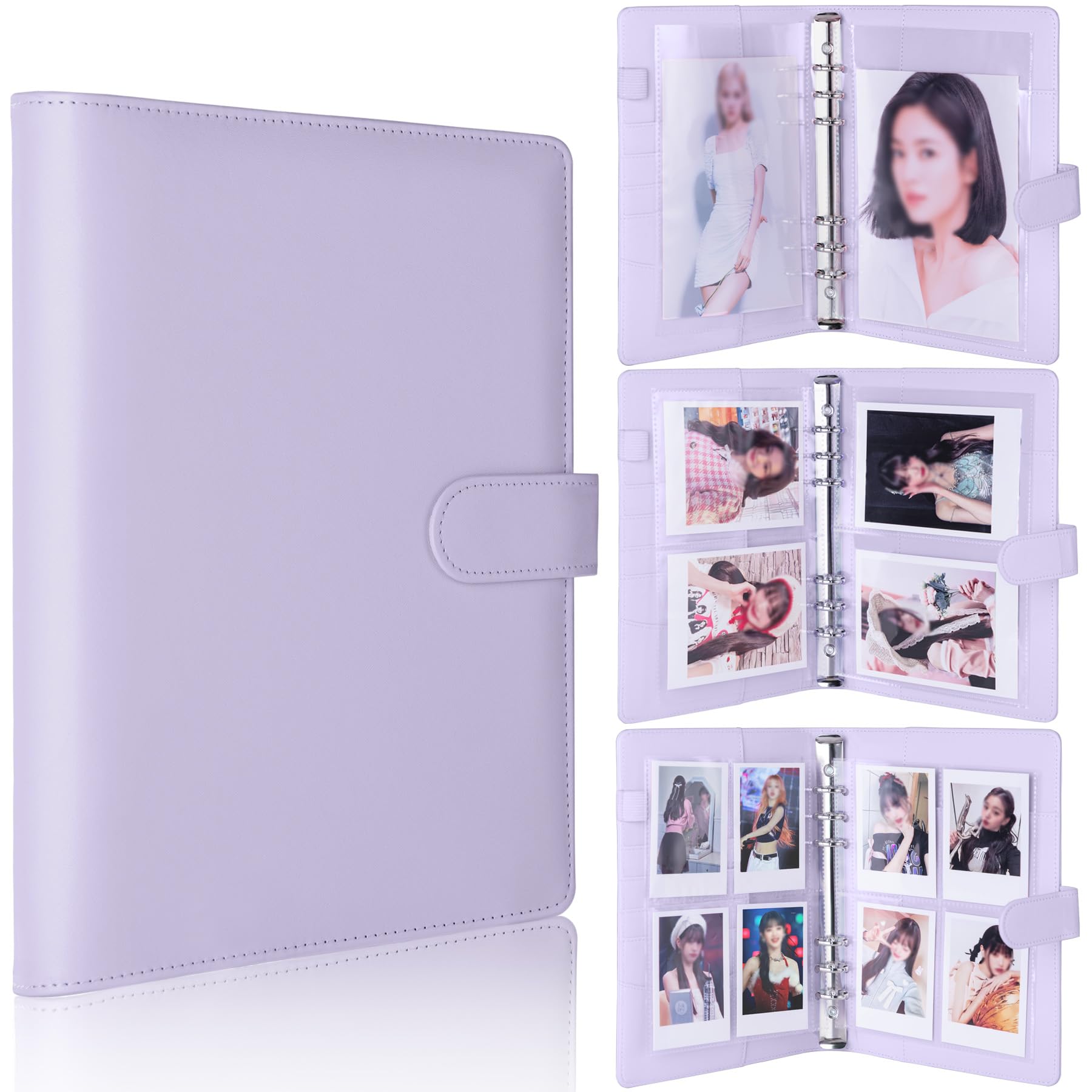 Album Fotografico Kpop DOUSELLA A5 - Raccoglitore 6 Anelli Impermeabile Con Tasche Per Photocard - Foto 8