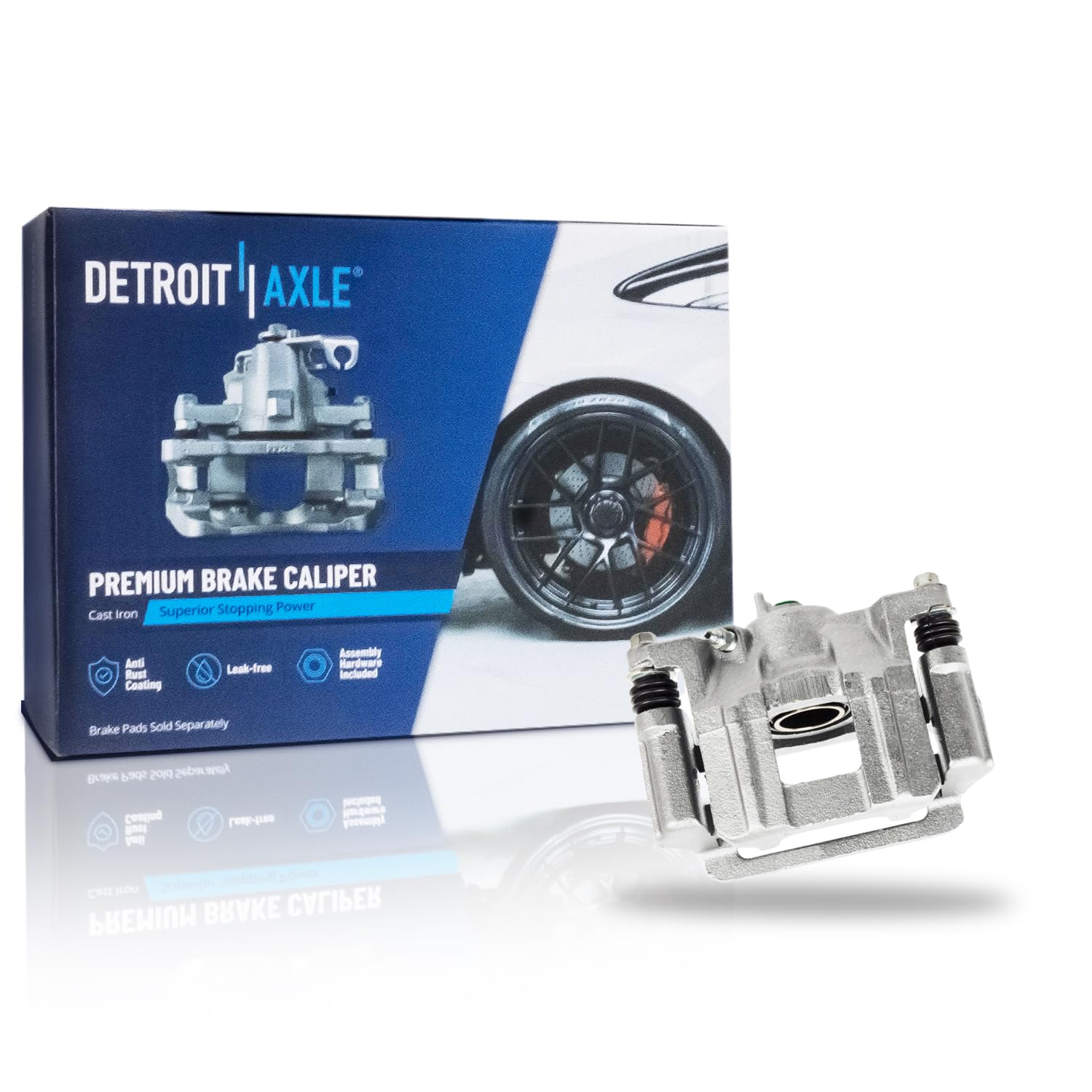 Detroit Axle - Rear Left Disc Brake Caliper for 2009-2015 Honda Pilot