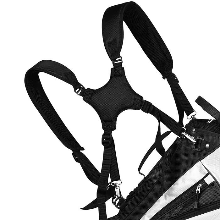 Buy BIG TEETH Golf Bag Strap Adjustable Padded Carry Strap Replacement