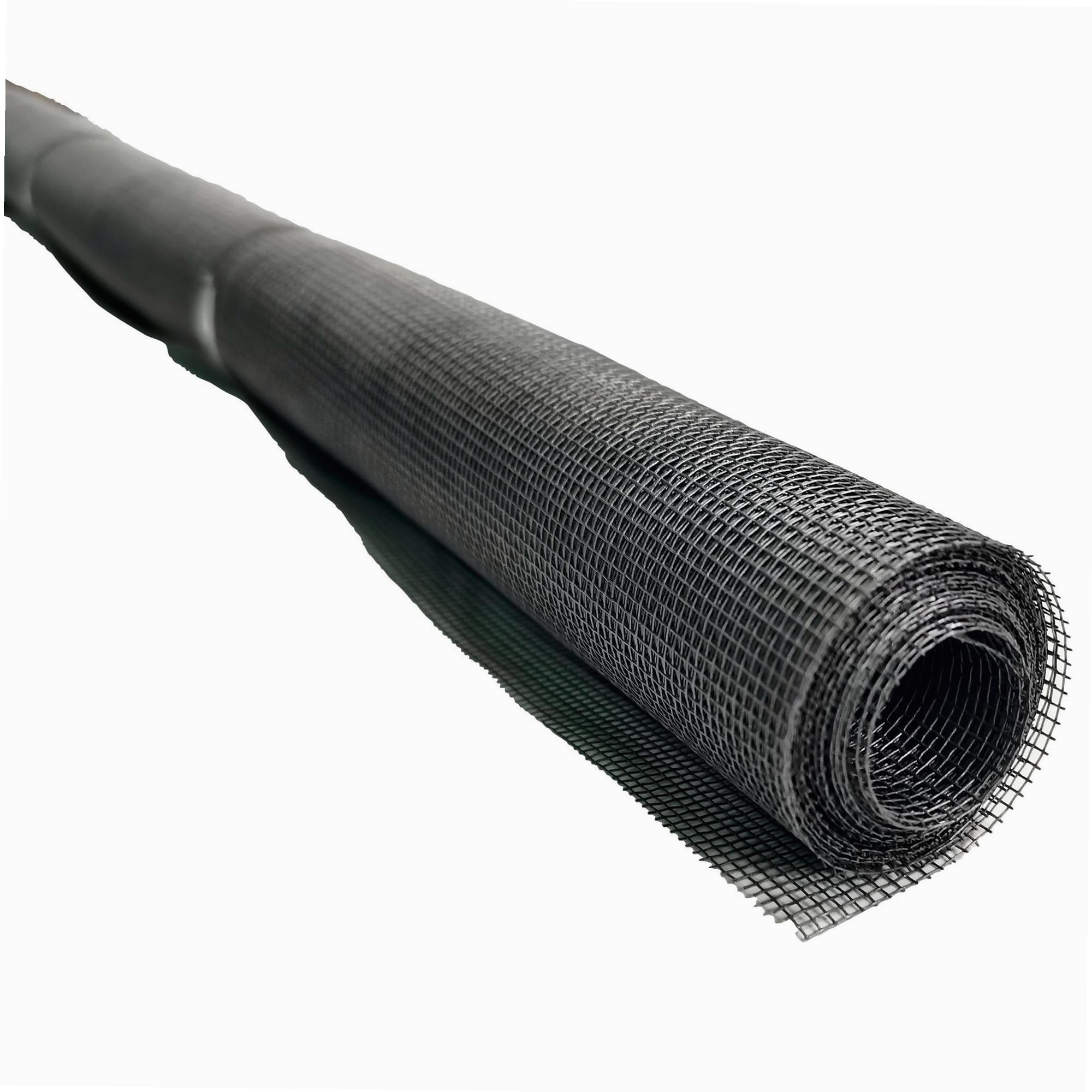 WERKA PRO Tulle Moustiquaire 100 x 250 cm Gris - Fibre de Verre - Découpe Facile - Résistant aux UV - Indémaillable et Lavable - Excellente Visibilité