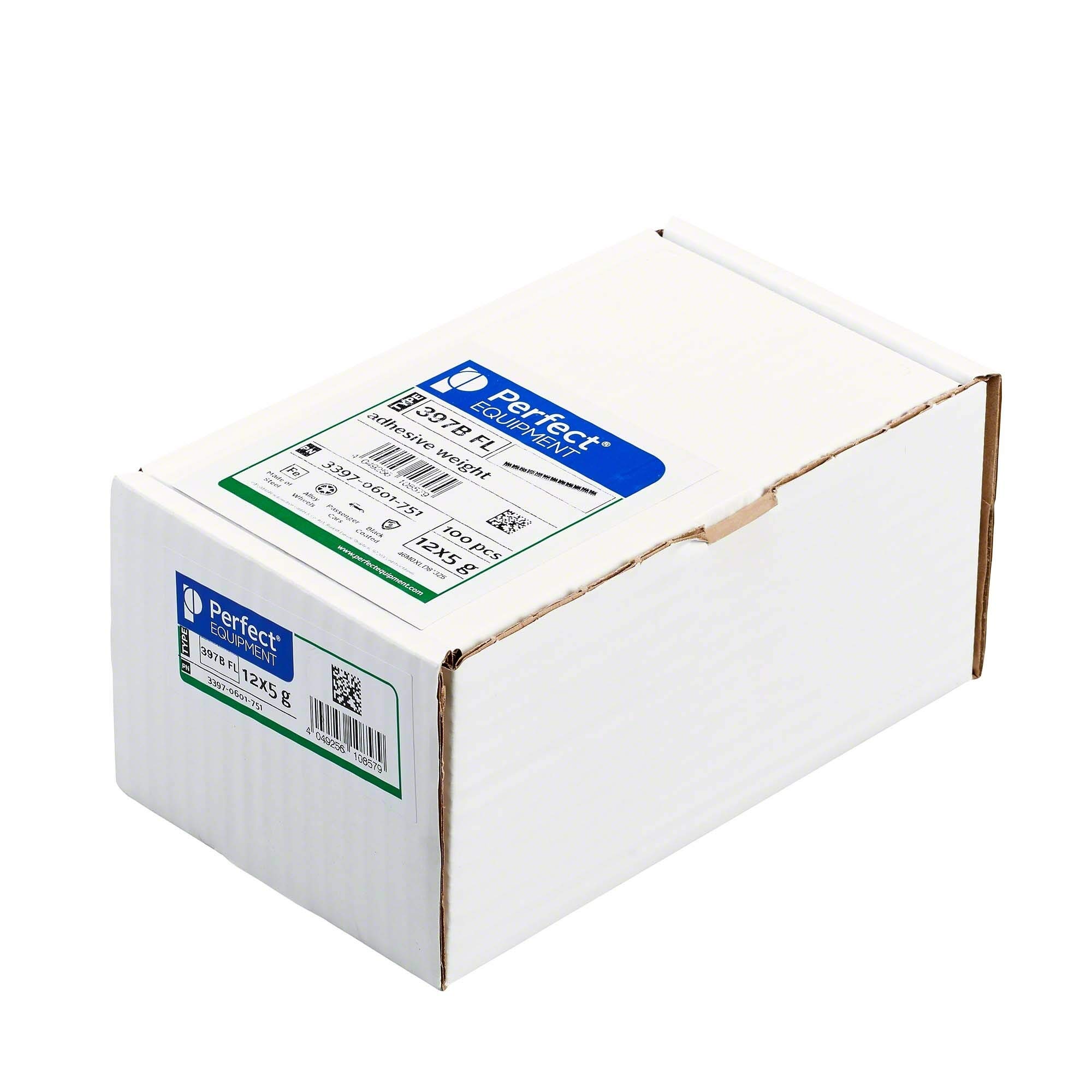 100× contrapesa adhesiva Perfect Equipment -Typ 397- 60 g, acero, negro