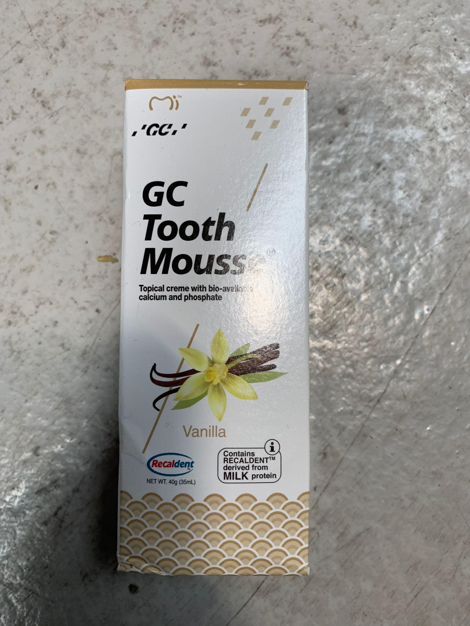 2x GC Tooth Mousse Zahnpasta 35ml Tube Vanille (2x 35ml)