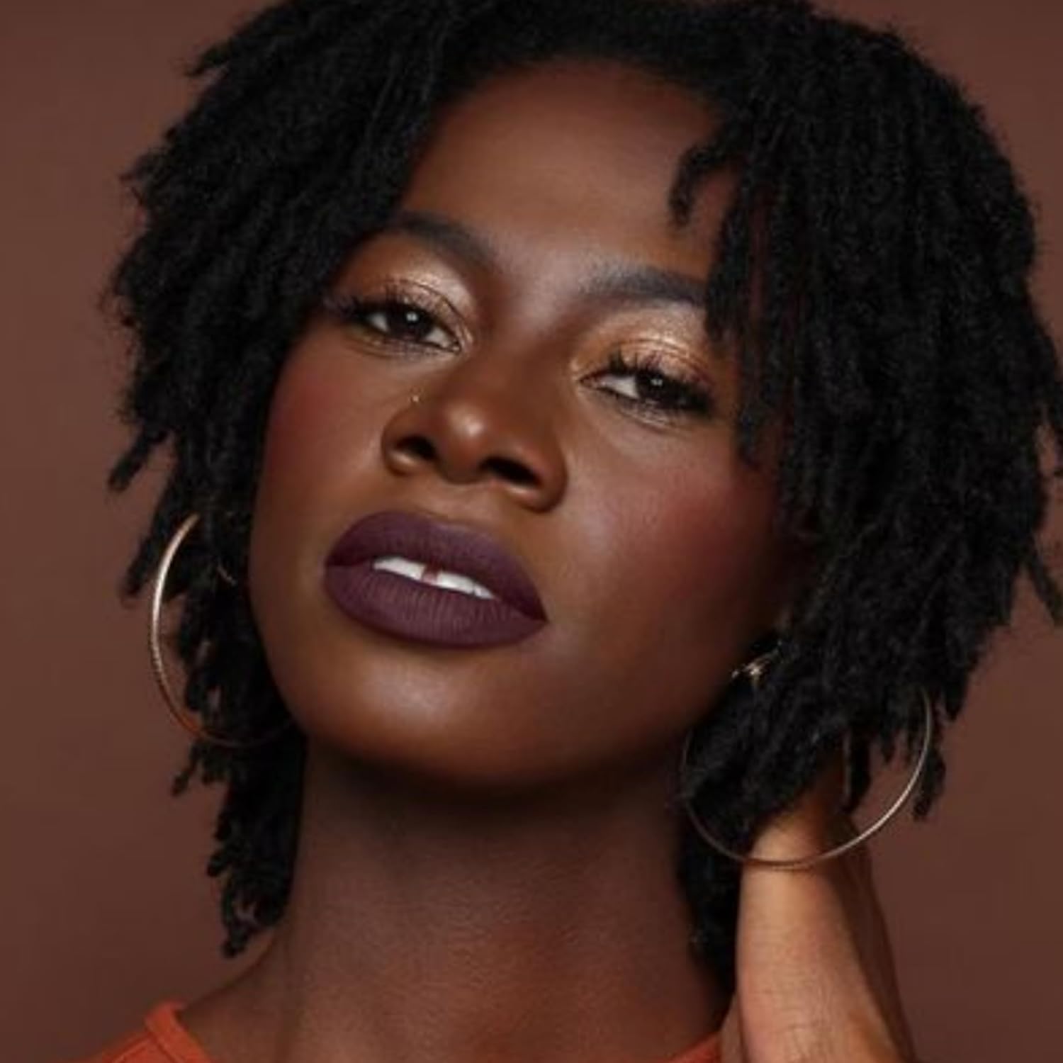 The Lip Bar - Nonstop Liquid Matte Lipstick, Drama Queen (Deep Eggplant) - High Pigment - One Swipe - Long Lasting - Jojoba Oil & Vitamin E - Vegan & Cruelty Free - Makeup & Cosmetics - .24 fl oz - Image 6