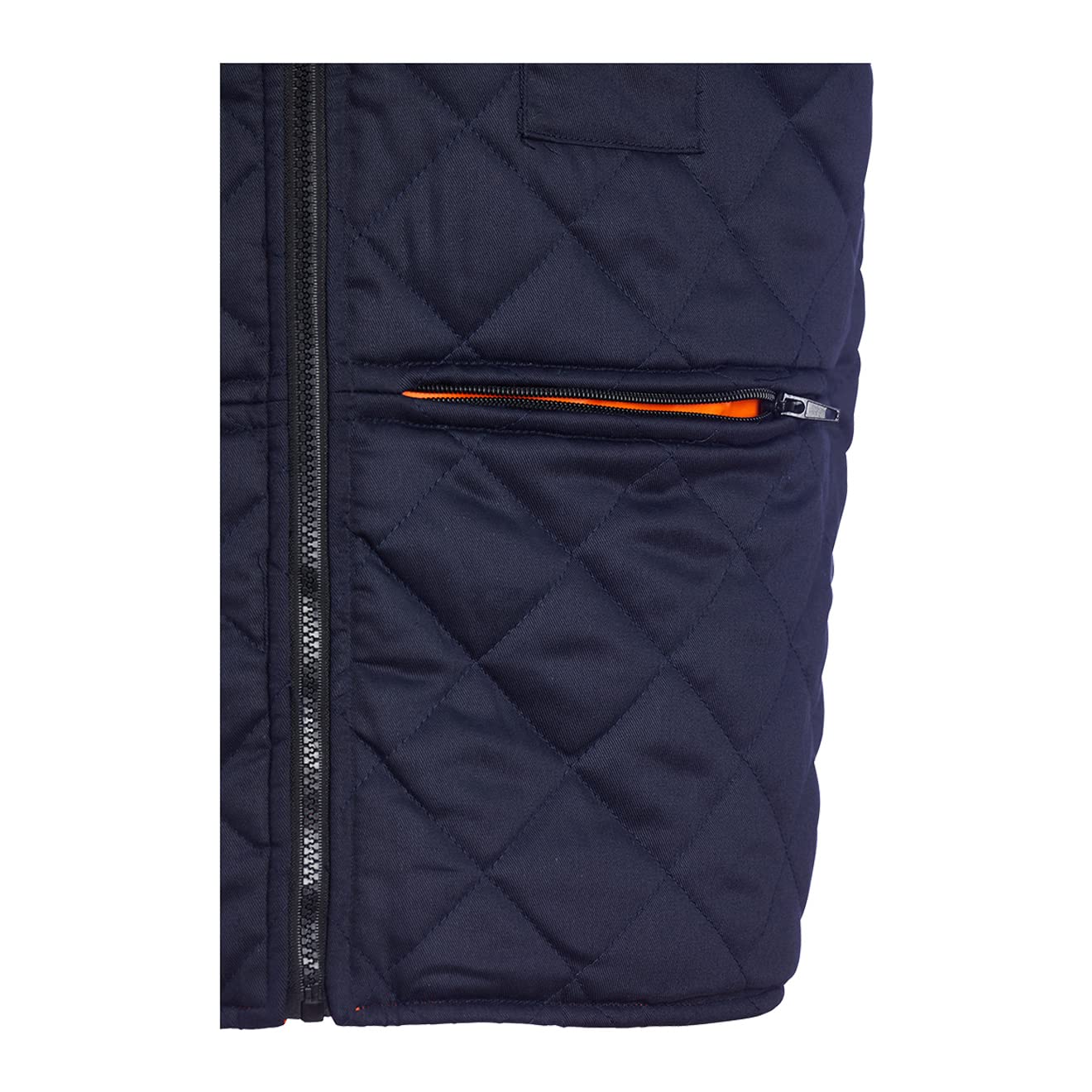 Blackrock Gilet sans manches haute visibilité orange et bleu marine | gilet matelassé réversible et doublé, chaud, réfléchissant, pour homme et femme
