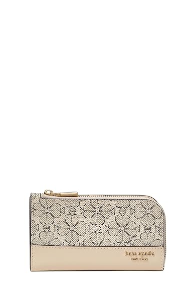 kate spade new york Women's Devin Pebbled Leather Small Slim Bifold Wallet