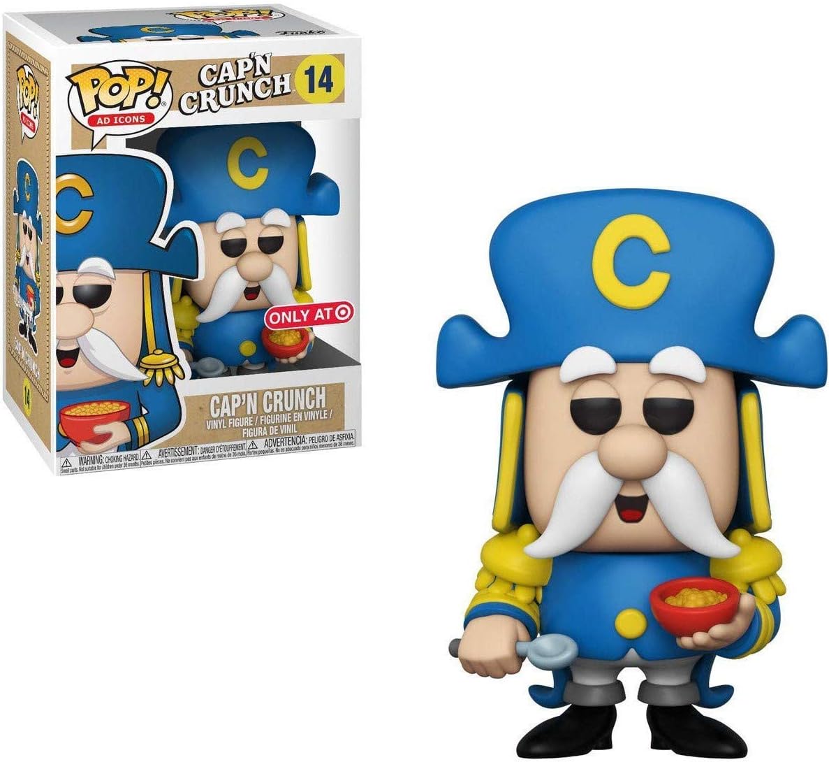 Quaker Oats Funko POP! Ad Icons Cap'n Crunch Exclusive Vinyl Figure #14