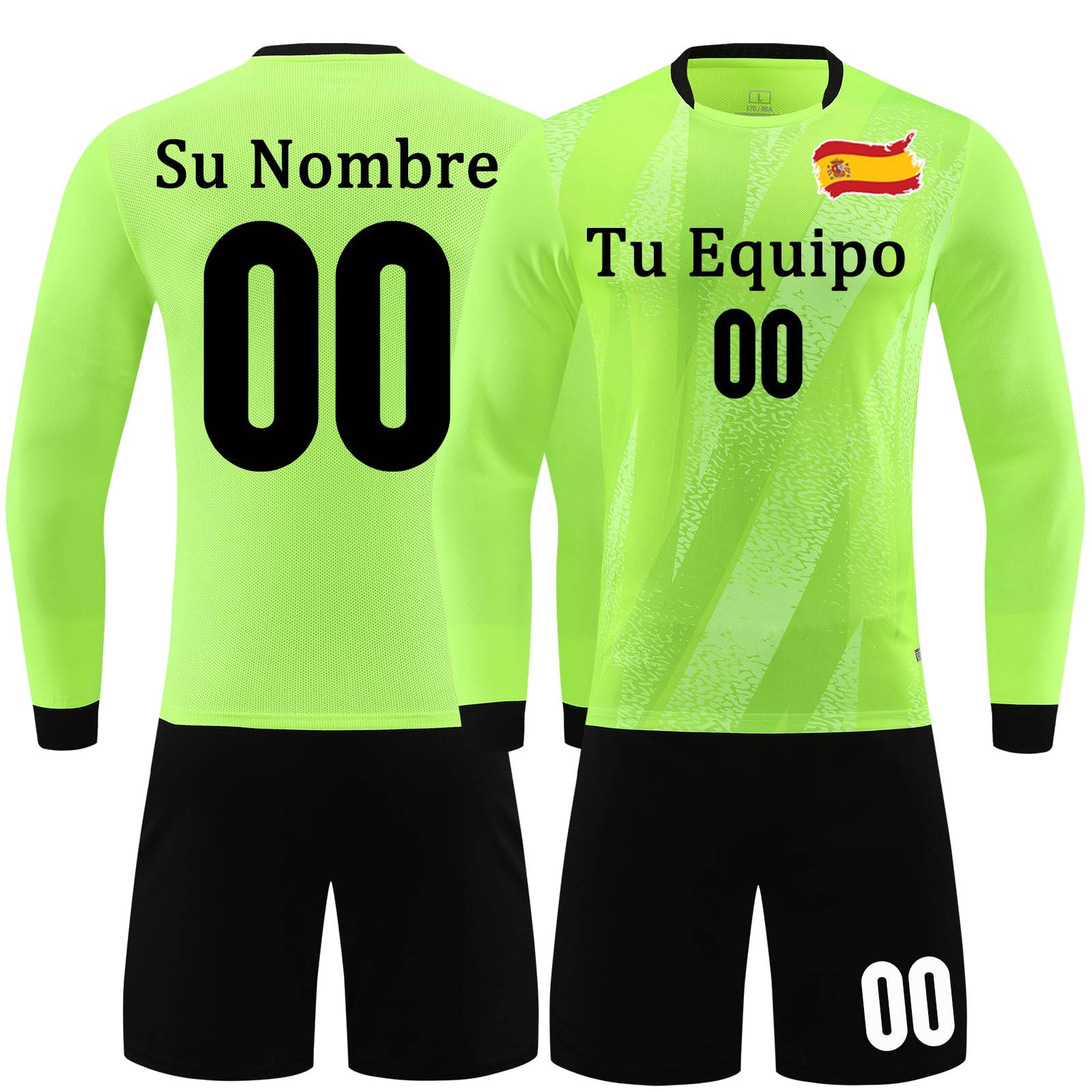 Camiseta Portero Niño con Protecciones Personalizable Nombre Número Logotipo