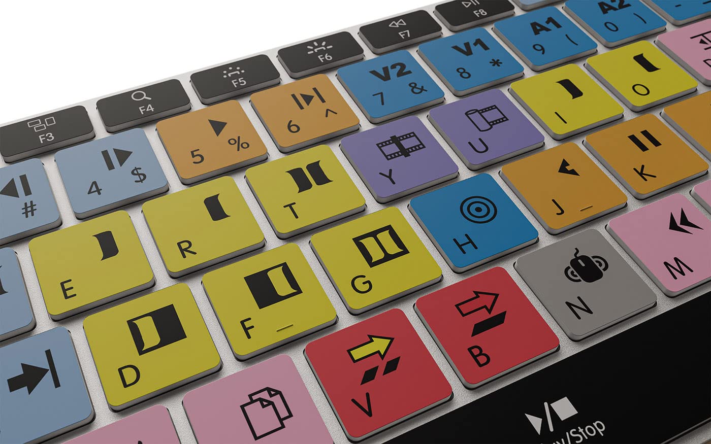 Amazon | KB Covers Avid Media Composer ショートカットキーボード
