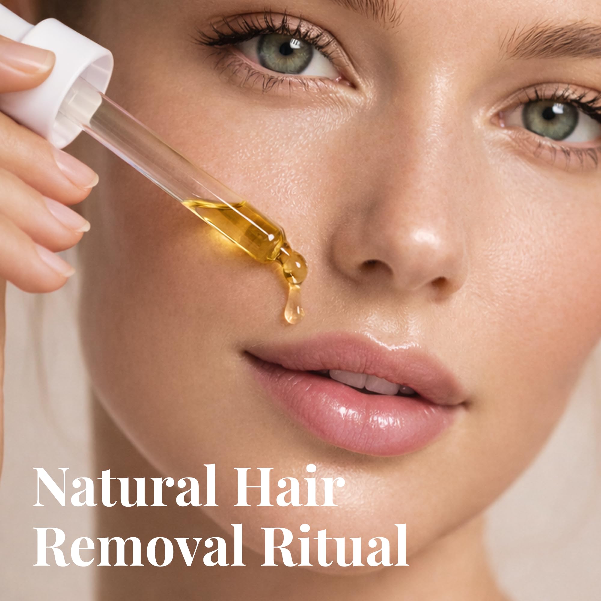 Dersie Cyperus Rotundus Oil: Cyperus Rotundus Oil for Hair Removal – Natural Hair Growth Inhibitor for Unwanted Face & Body Hair Reduction – Soothing Daily Skin Oil with Post-Hair-Removal Care (55 mL) - 3