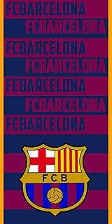 FC Barcelona FCB135 Serviette en microfibre Bleu 70 x 140 cm