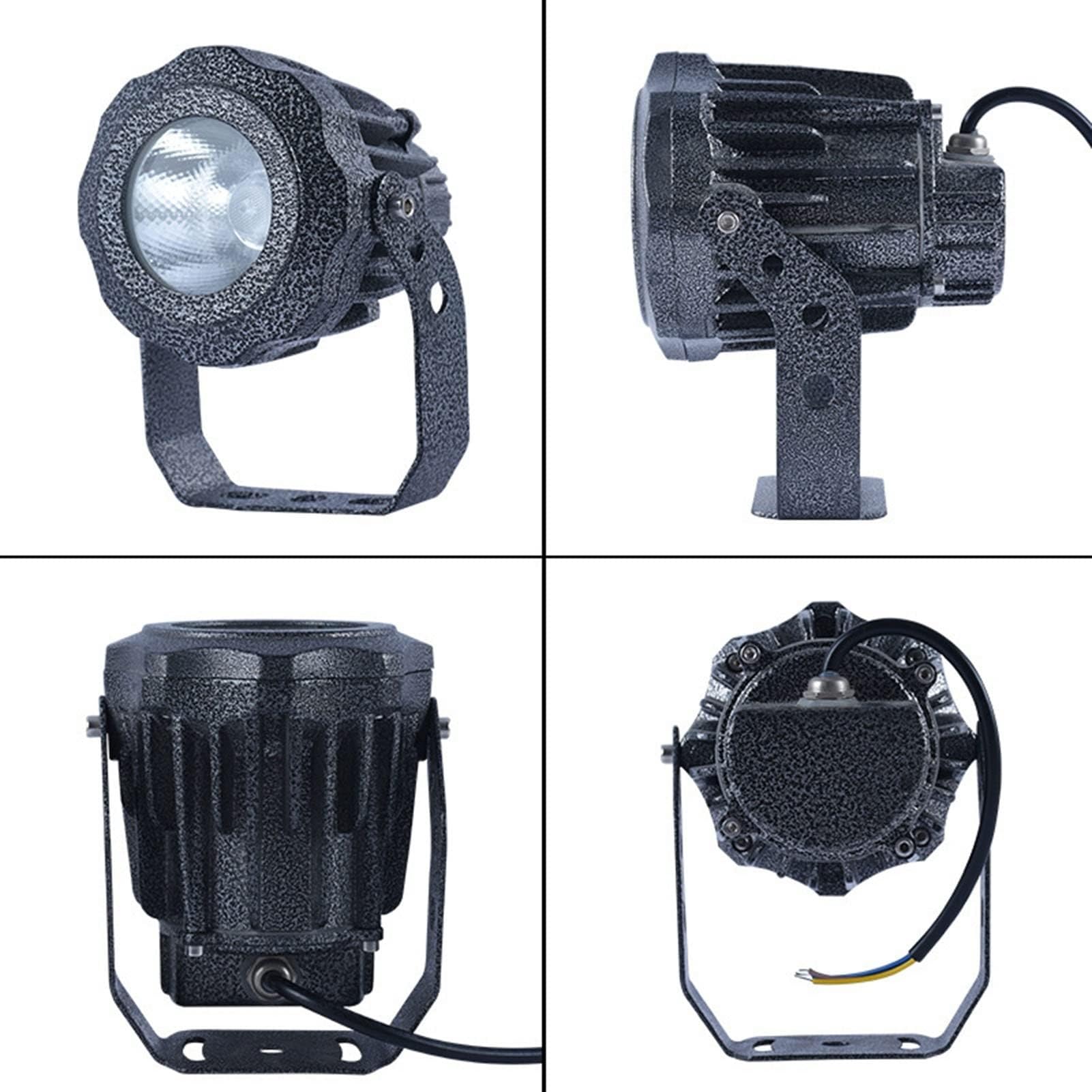 THEGA Focos LED - Luz LED Jardín Exteriores AC220V, Luces Ingeniería Iluminación Pared Exterior Impermeable IP65, Iluminación Paisaje, para Casa, Césped, Patio, Parque(Red,30W(ac220v))