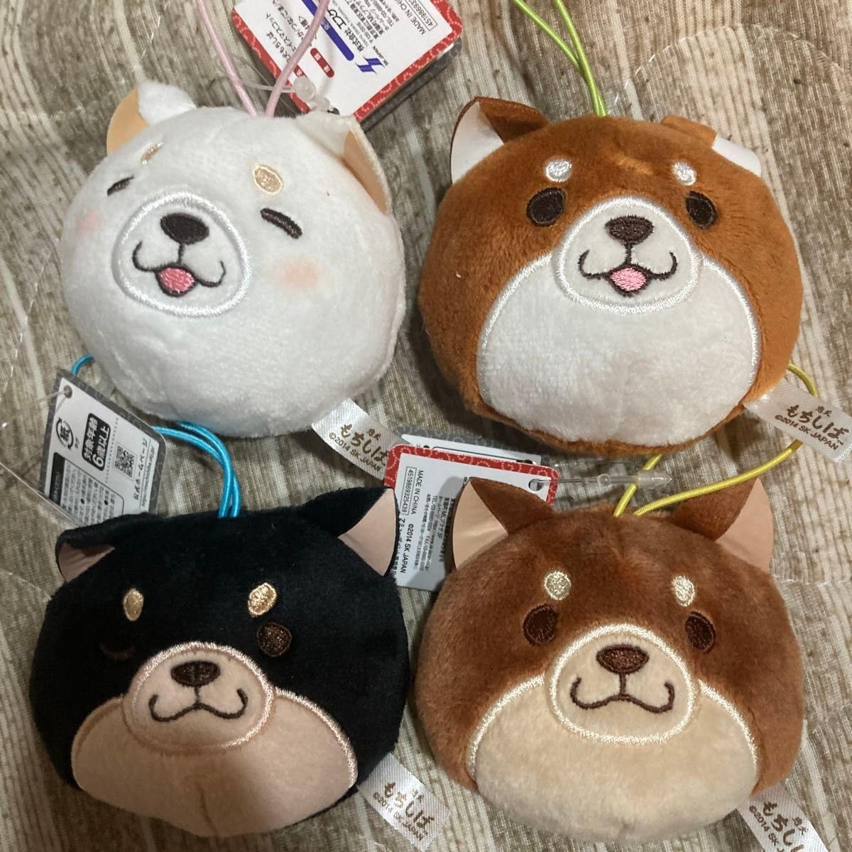 Amazon.co.jp: 忠犬 もちしば フェイスマスコット4ヶ : おもちゃ