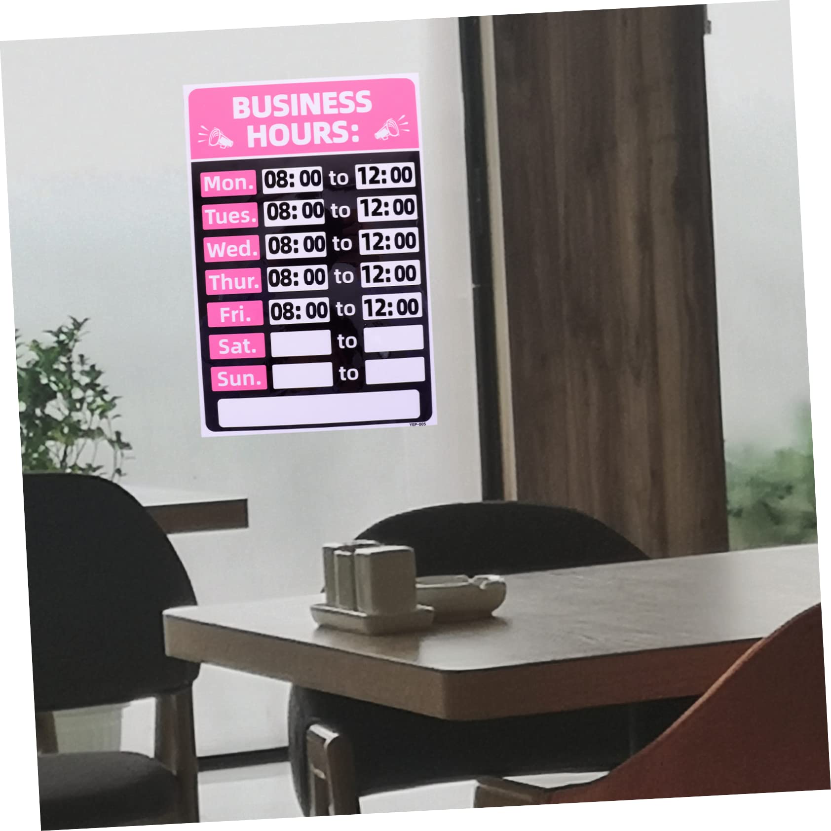 SOLUSTRE 10piezas Señal Cerrada De Pvc Para De Negocios Tiendas Restaurantes y Cafés