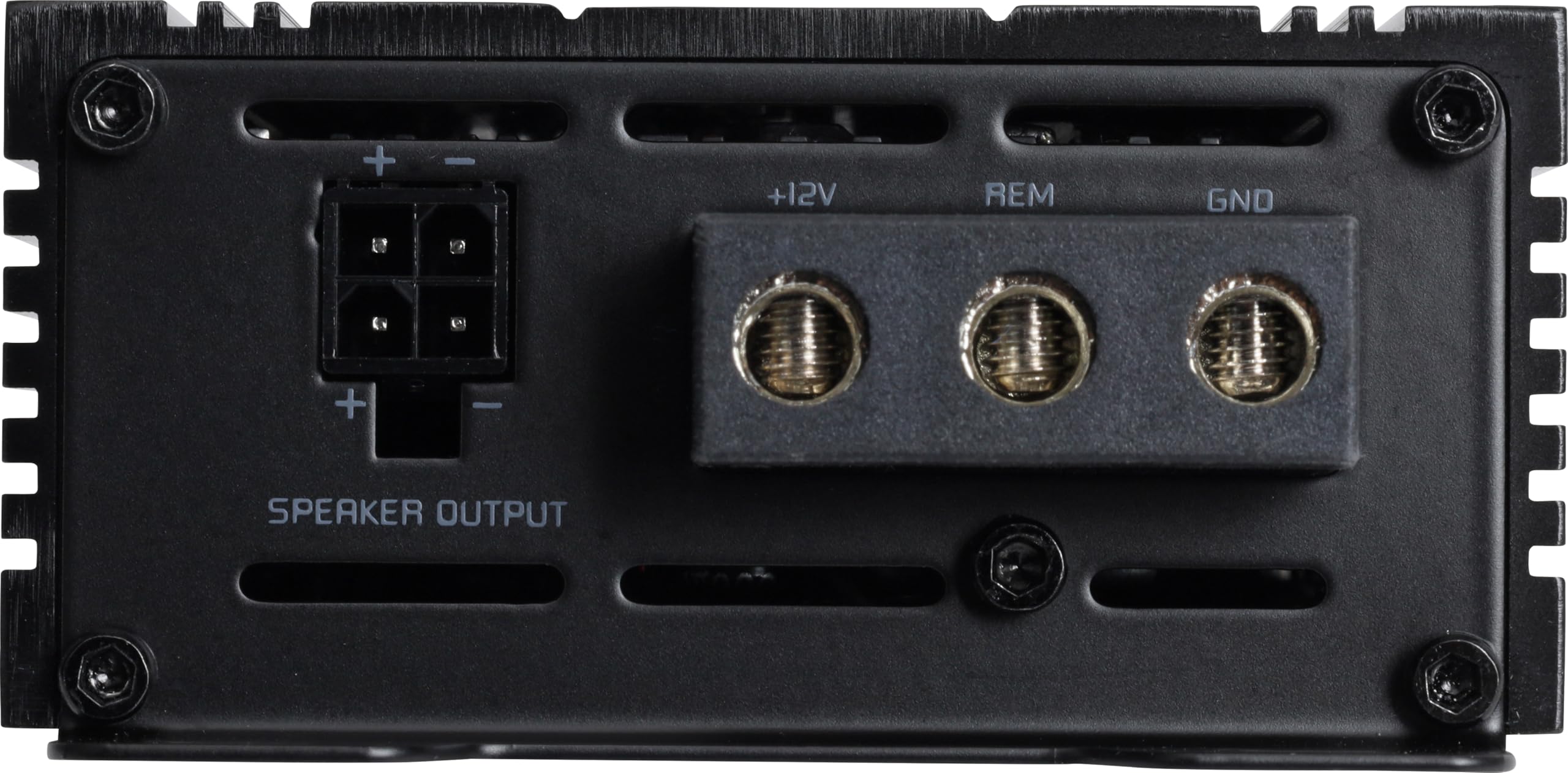 Ground Zero GZRA 700.1-MICRO Mono Class D Verstärker, 700 Watt RMS bei 1 Ohm, Kompakt Subwoofer Amplifier mit High-Level Eingang, Bass Boost und Subsonic-Filter