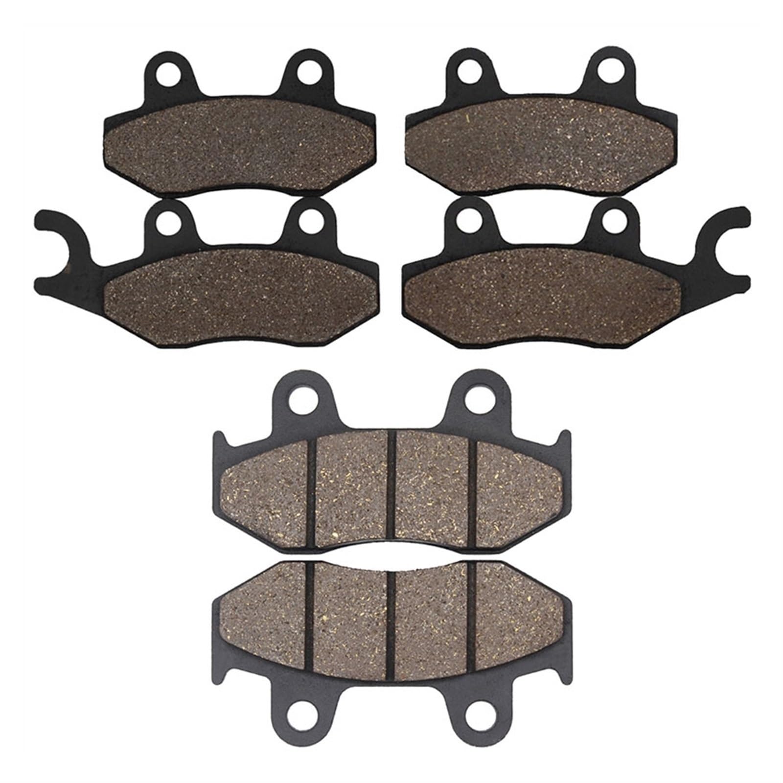 Pastillas de freno de motocicleta Pastillas de freno delanteras y traseras para motocicleta para Yamaha YFZ450 ATV YFZ450R YFZ 450 R 2006-2015 YFM700 para Raptor(Front and Rear)