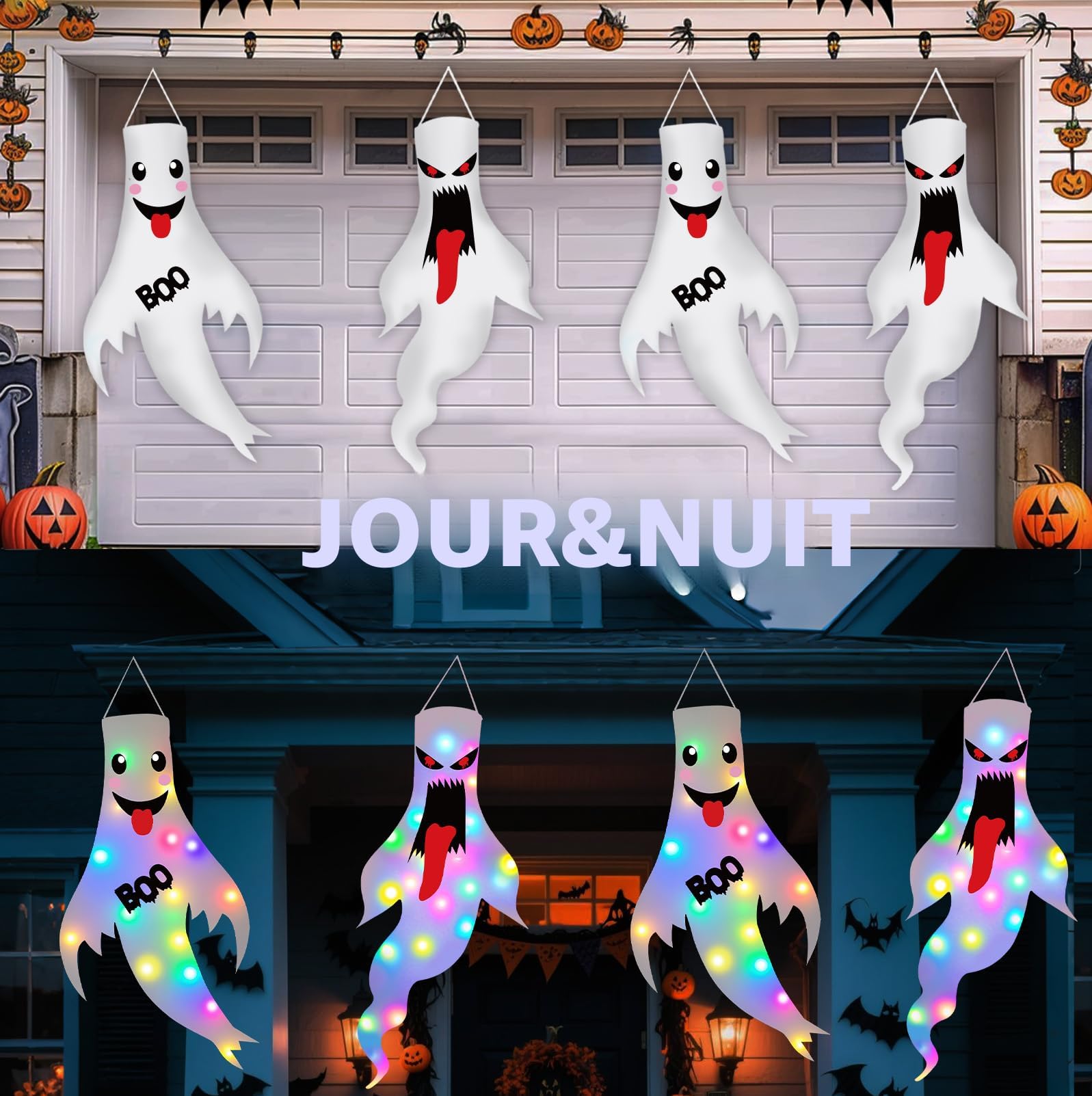 Esprit Lumineux D'Halloween - Sacs à Vent - Décoration D'extérieur