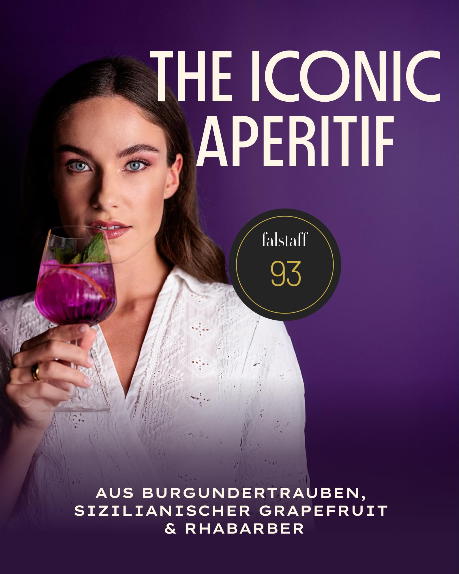 Violet Aperitif | fruchtig-herb aus Traube, Grapefruit, Rhabarber | leichter, ikonischer Genuss mit 15% vol. | Ideal als Spritz, Longdrink und Cocktail Basis (1 x 0,7L)