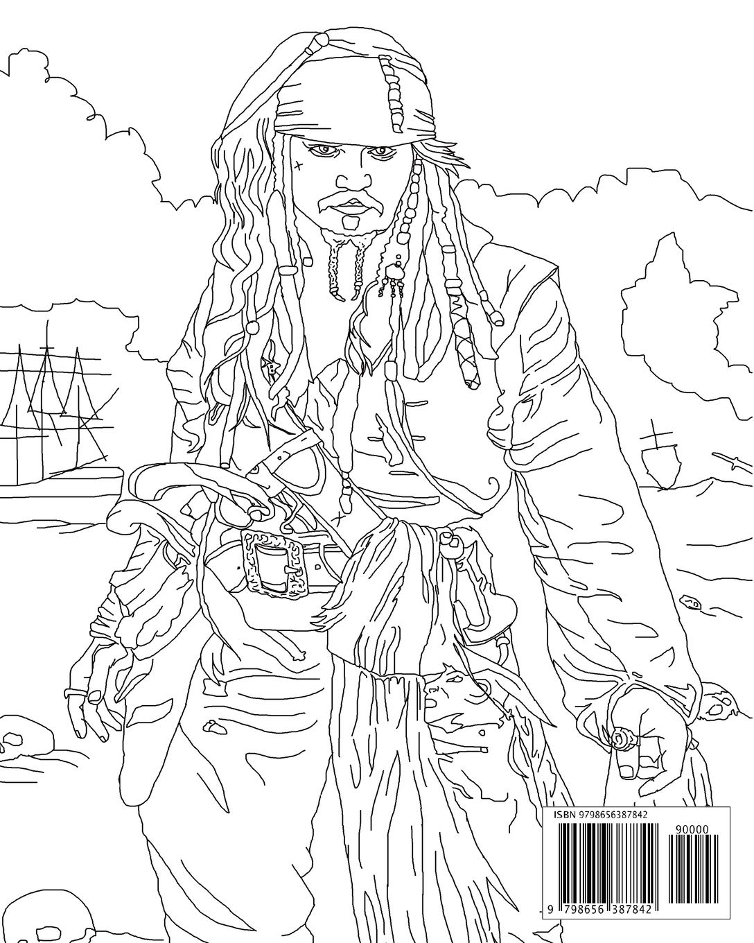 Pirates Of The Carribean Coloring Pages