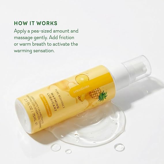 Pure Romance Sensations Pineapple Paradise | Warming Moisturizer