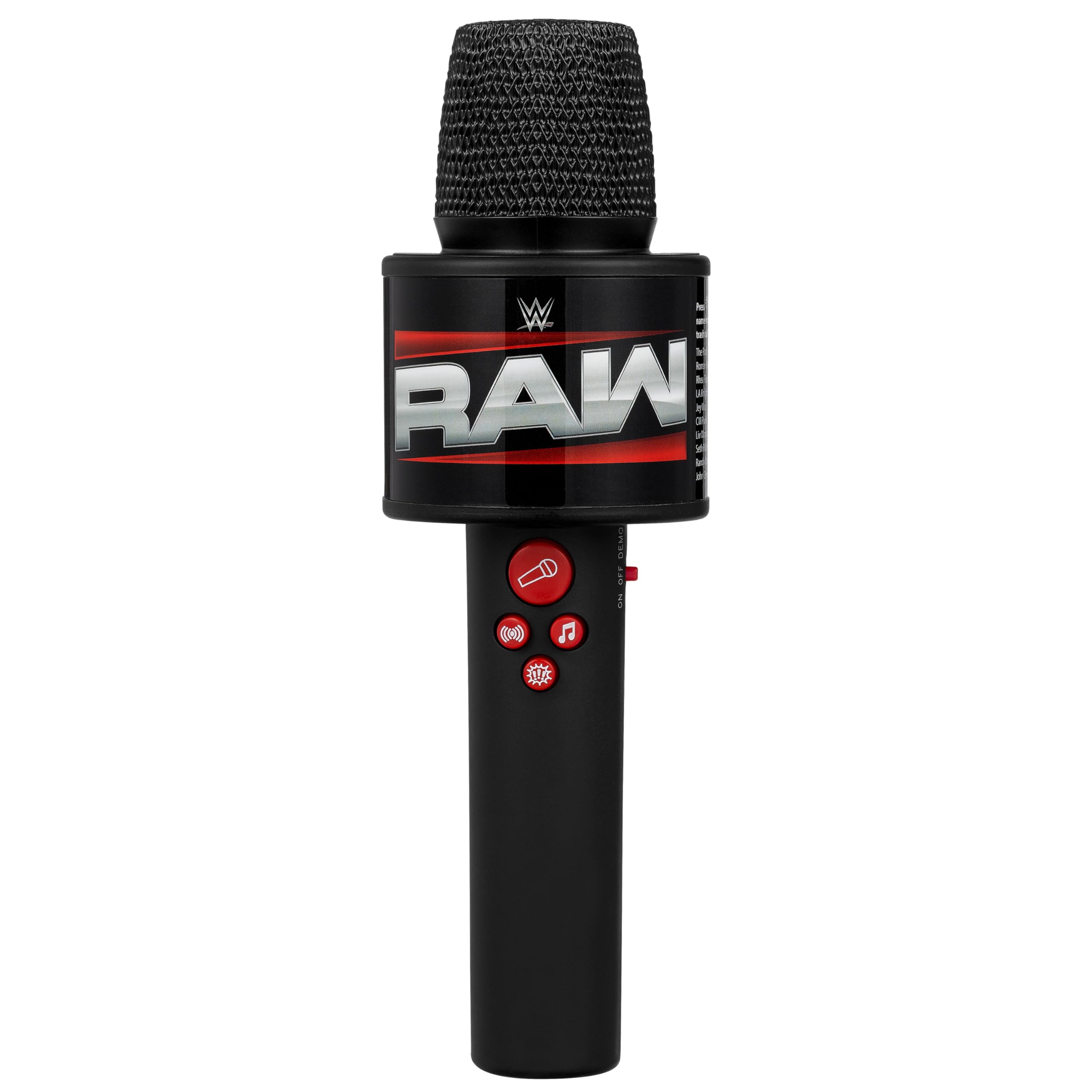 eKids WWE Smack Talk Microphone Toy with Built-in Music and Sound Effects for WWE Toys Fans