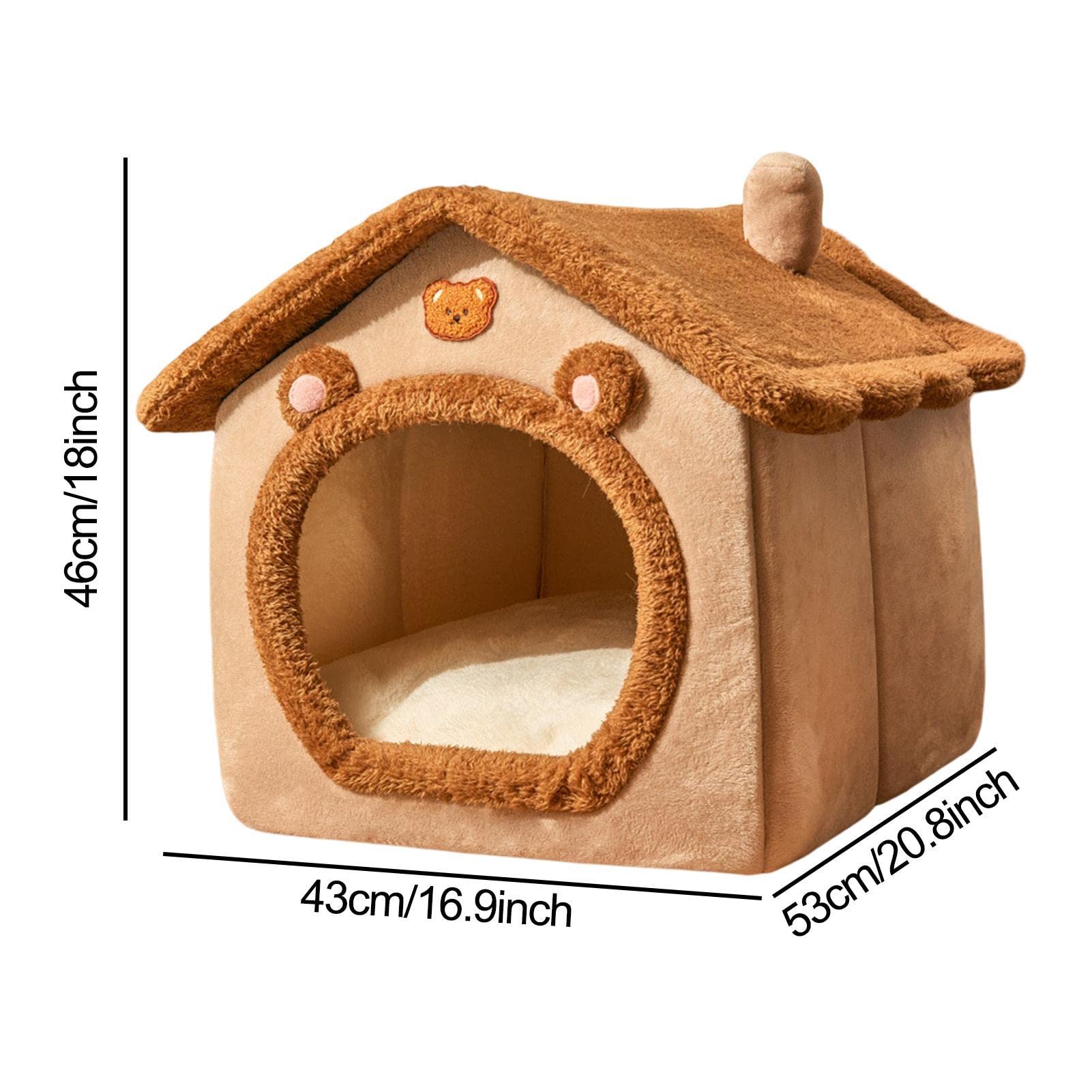 Kuscheliger Katzenschlafsack – Warmes Winterbett Für Katzen & Kleine Hunde, Flauschig Mit Schwanzdesign, Ca. 50x35 Cm