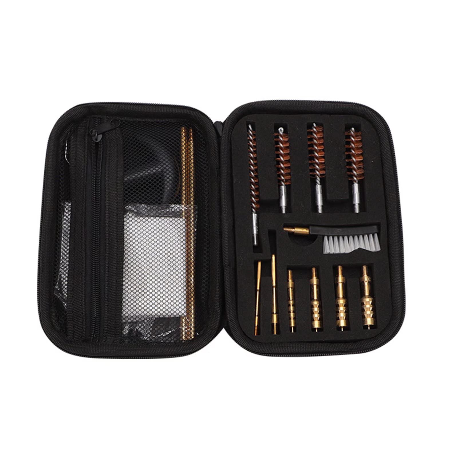 Nettoyage pistolet et fusil facilité avec ce kit de 16 pièces en laiton